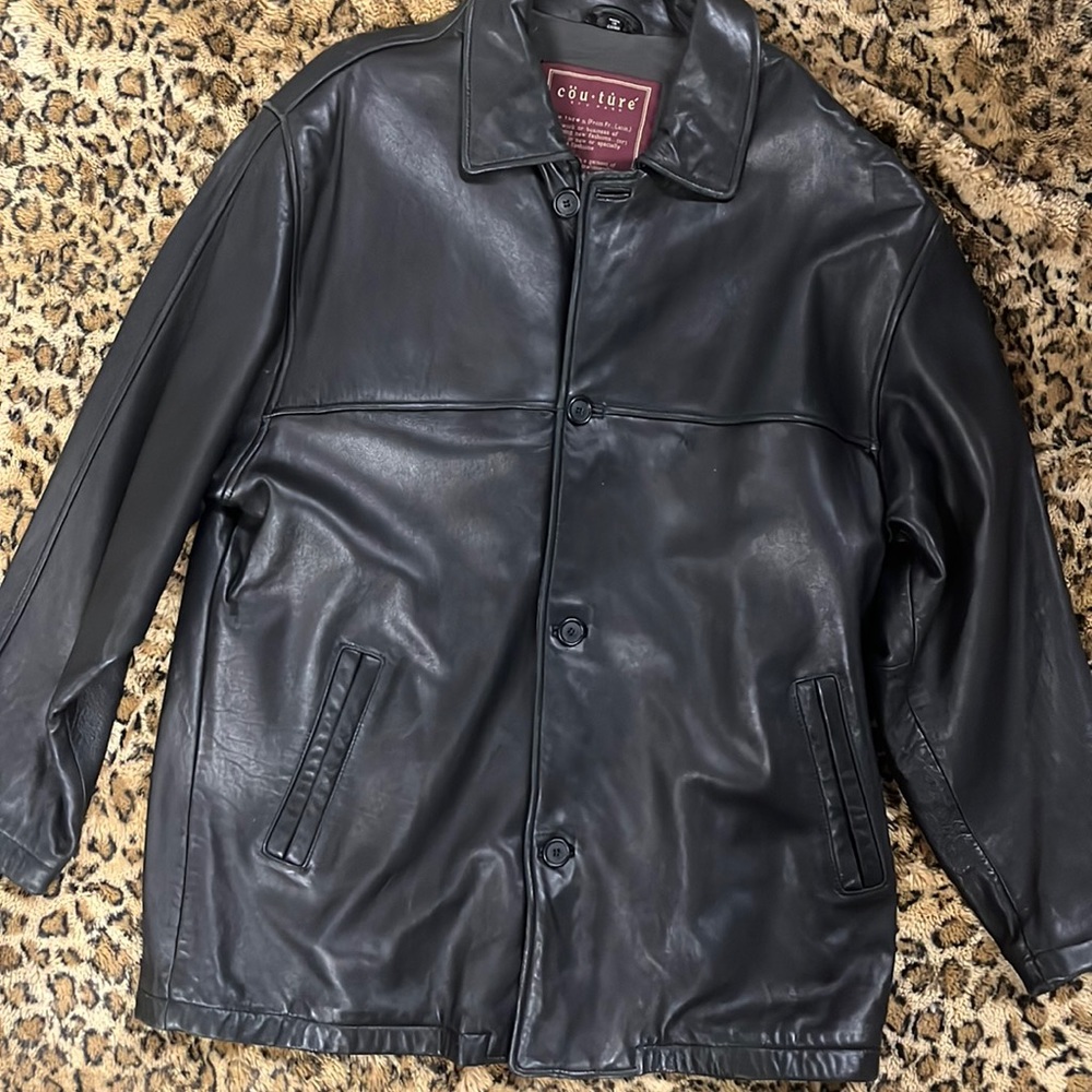 Mens “Couture” soft leather jacket